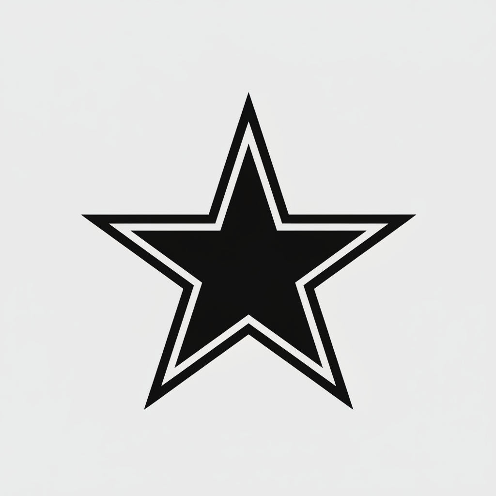 Dallas Cowboys Star Vinyl Decal Waterproof Car Sticker