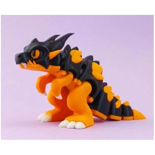 3D Printed Articulated T-Rex Dragon